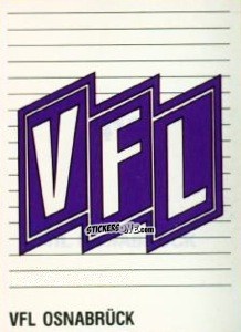Figurina Wappen VfL Osnabrück - German Football Bundesliga 1992-1993 n. 416 - Panini