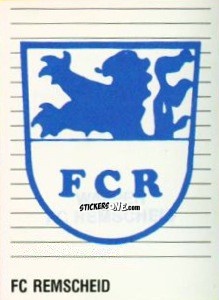 Figurina Wappen FC Remscheid
