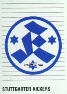 Cromo Wappen Stuttgarter Kickers - German Football Bundesliga 1992-1993 n. 425 - Panini