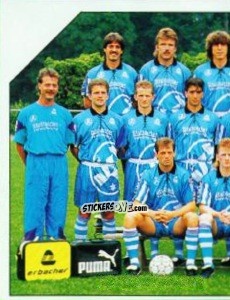 Cromo Mannschaft Stuttgarter Kickers - German Football Bundesliga 1992-1993 n. 426 - Panini