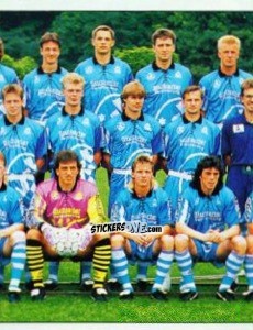Cromo Mannschaft Stuttgarter Kickers - German Football Bundesliga 1992-1993 n. 427 - Panini