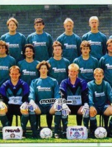 Cromo Mannschaft VfL Wolfsburg - German Football Bundesliga 1992-1993 n. 434 - Panini