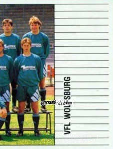Cromo Mannschaft VfL Wolfsburg - German Football Bundesliga 1992-1993 n. 435 - Panini