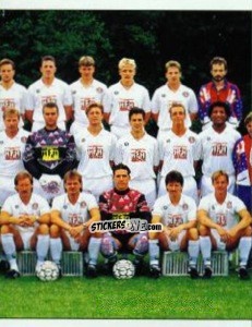 Cromo Mannschaft Wuppertaler SV - German Football Bundesliga 1992-1993 n. 438 - Panini